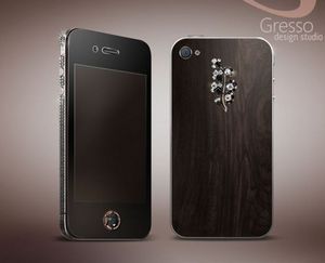 Gresso представляет iphone 4 black diamonds for lady. безграничное очарование.