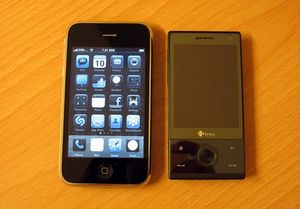 Iphone впервые обогнал windows mobile