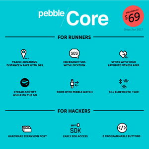 Pebble core – черный квадратик за 100 баксов