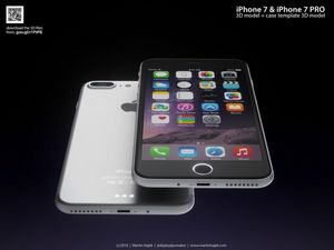 Представлены 3d-рендеры iphone 7 и iphone 7 pro