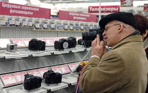 Россия: рынок фотокамер вырос на 70%