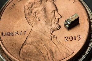 Самый маленький в мире компьютер размером в 1 кубический мм готов к производству. видео
