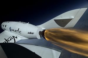 Spaceshiptwo – первые живые фото пассажирского космического корабля (6 фото + видео)